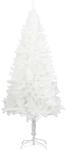 vidaXL K&uuml;nstlicher Weihnachtsbaum Naturgetreue Nadeln Wei&szlig; 240 cm