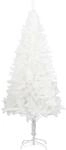 vidaXL K&uuml;nstlicher Weihnachtsbaum Naturgetreue Nadeln Wei&szlig; 210 cm