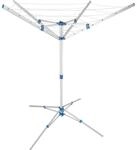 Tectake Mobile W&auml;schespinne Aus Aluminium Grau Wetterfest Klappbar 102 x 102 x 160