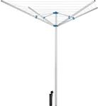 Tectake W&auml;schespinne Aus Aluminium Grau Wetterfest Klappbare Tragarme 150 x 150 x