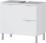 Germania Waschbeckenunterschrank GW-MAURESA Wei&szlig; 60 cm