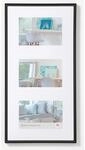 walther design New Lifestyle Galerie Kunststoffbilderrahmen 3x 10x15 cm Schwarz