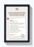 walther design Steel Style Kunststoff Bilderrahmen 21x29,7 cm Schwarz