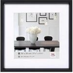walther design Steel Style Kunststoff Bilderrahmen 30x30 cm Schwarz