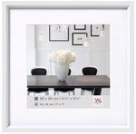 walther design Steel Style Kunststoff Bilderrahmen 40x40 cm Weiss