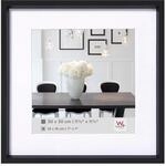 walther design Steel Style Kunststoff Bilderrahmen 20x20 cm Schwarz