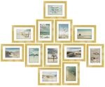 Bomoe Ocean Bilderrahmen MDF Gold 12tlg