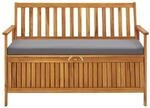 vidaXL Gartenbank 120 cm mit Stauraum Massivholz Akazie
