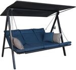 Angerer Hollywoodschaukel 3-Sitzer Lounge Smart Denim