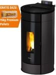 Freepoint Pelletofen Globe Stahl Anthrazit 10,5 kW mit Automatik