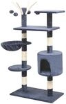 vidaXL Katzen-Kratzbaum 125 cm Dunkelblau