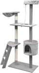 vidaXL Katzen-Kratzbaum 150 cm Grau Modell 1