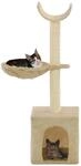 vidaXL Katzen-Kratzbaum mit Sisal-KratzS&auml;ulen 105 cm Beige