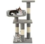 vidaXL Katzen-Kratzbaum mit Sisal-KratzS&auml;ulen 65 cm Grau