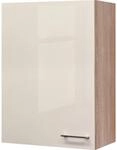 Flex-Well Exclusiv K&uuml;chen-Oberschrank Orlando 60x89cm Kaschmir Gl.-Sonoma Eiche