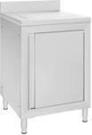 vidaXL Gastro-K&uuml;chenschrank mit Abtropffl&auml;che Edelstahl 147228