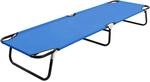 vidaXL Klappbare Sonnenliege Blau Stahl 190 x 58 x 28 cm
