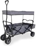 Pinolino Klappbollerwagen Paxi mit Sonnendach Anthrazit 22x63xH 80 cm