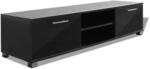 vidaXL TV-Schrank Hochglanz-Schwarz 120x40,5x35 cm 243042