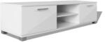 vidaXL TV-Schrank Hochglanz-Wei&szlig; 120x40,5x35 cm 243041