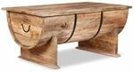 vidaXL Couchtisch Massivholz Mango 88x50x40 cm 243977