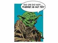 Komar Wandbild Star Wars Yoda 40 x 50 cm