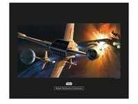 Komar Wandbild Star Wars Orbit War 50 x 40 cm