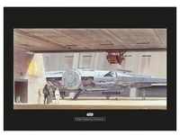 Komar Wandbild Star Wars Hangar 70 x 50 cm