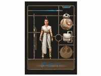 Komar Wandbild Star Wars Toy Rey 50 x 70 cm