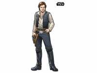 Komar Selbstklebende Fototapete Vlies Star Wars XXL Han Solo 127 x 196 cm