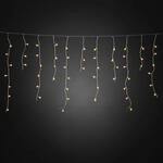 Konstsmide LED-Eisregen Lichtervorhang gefrostet 400 bernsteinfarbene Dioden