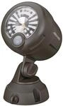 Mr. Beams LED-Au&szlig;enwandleuchte MB360XT mit Bewegungsmelder Braun