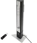 VASNER HeatTower Infrarot-Standheizstrahler 2500 W mit Fernbedienung Schwarz
