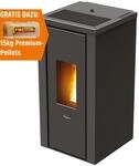 PEGASO Pelletofen Vera Stahl Anthrazit 7 kW mit Automatik