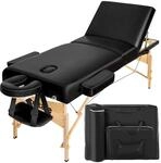 Tectake 3 Zonen Massageliege Breite 70 cm Polsterung 10 cm Inklusive Tragetasche 