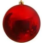 Kaemingk Weihnachtsbaumkugeln Bruchfest 14 cm 1 Stueck Rot Glanz