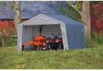 Shelter Logic Metall-Ger&auml;tehaus Grau 13,7 m&sup2;
