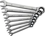 NOW Knarrenringmaulschl&uuml;sselsatz 7 Teilig Schl&uuml;sselweiten 8 19 Mm JX 700G