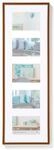 walther design New Lifestyle Galerie Kunststoffbilderrahmen 5x 10x15 cm Bronze KV515J
