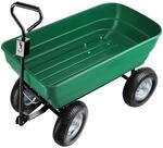 Tectake Gartenwagen Tummi Mit Kippfunktion Luftreifen 107 x 58 x 60 50 cm Gr&uuml;n
