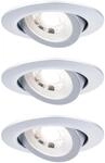 Paulmann LED-Einbaustrahler 3er Set Chrom matt schwenkbar