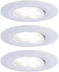Paulmann LED Einbauleuchte Calla rund 3x6W Wei&szlig; matt schwenkbar 4000K IP65