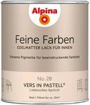 Alpina Feine Farben Lack No. 28 Vers in Pastell&reg;Apricot edelmatt 750 ml