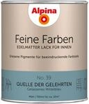Alpina Feine Farben Lack No. 39 Quelle der Gelehrten&reg; Blau edelmatt 750 ml