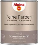 Alpina Feine Farben Lack No. 05 Dichter der Erde&reg; Braun edelmatt 750 ml