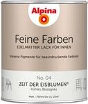 Alpina Feine Farben Lack No. 04 Zeit der Eisblumen&reg; Grau edelmatt 750 ml