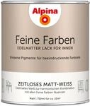 Alpina Feine Farben Lack Zeitloses Matt-Weiss 750 ml