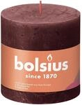 Bolsius Rustik-Kerze Shine 100/100 mm Samtrot