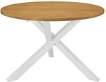 vidaXL Esstisch Wei&szlig; 120x75 cm MDF 247631
