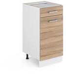Vicco K&uuml;chenunterschrank R-Line Schubladenschrank f&uuml;r die K&uuml;che Sonoma 40 cm...